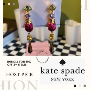 ❤️ Love Bugs Beetle Linear Kate Spade earrings